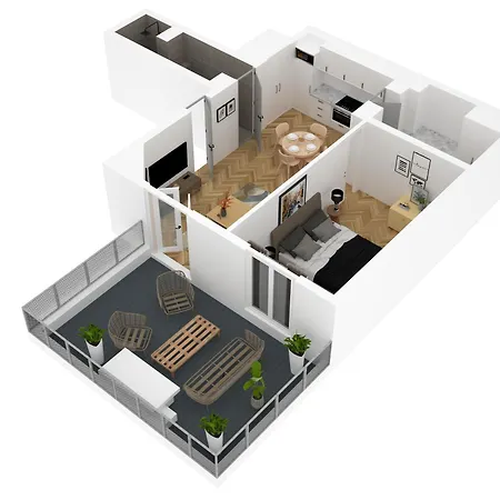 Apartment Bellesfeuilles - Terrasse