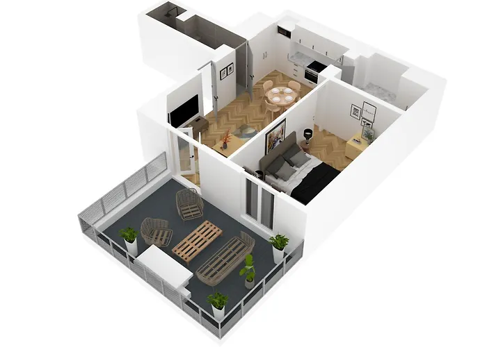 Apartment Bellesfeuilles - Terrasse