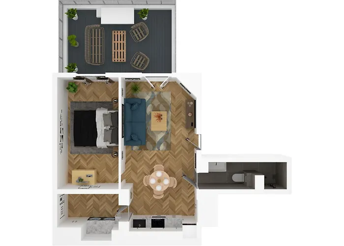 Apartment Bellesfeuilles - Terrasse *
